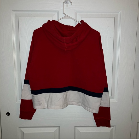 Tommy Hilfiger Cropped Pullover Hoodie - Picture 4 of 5